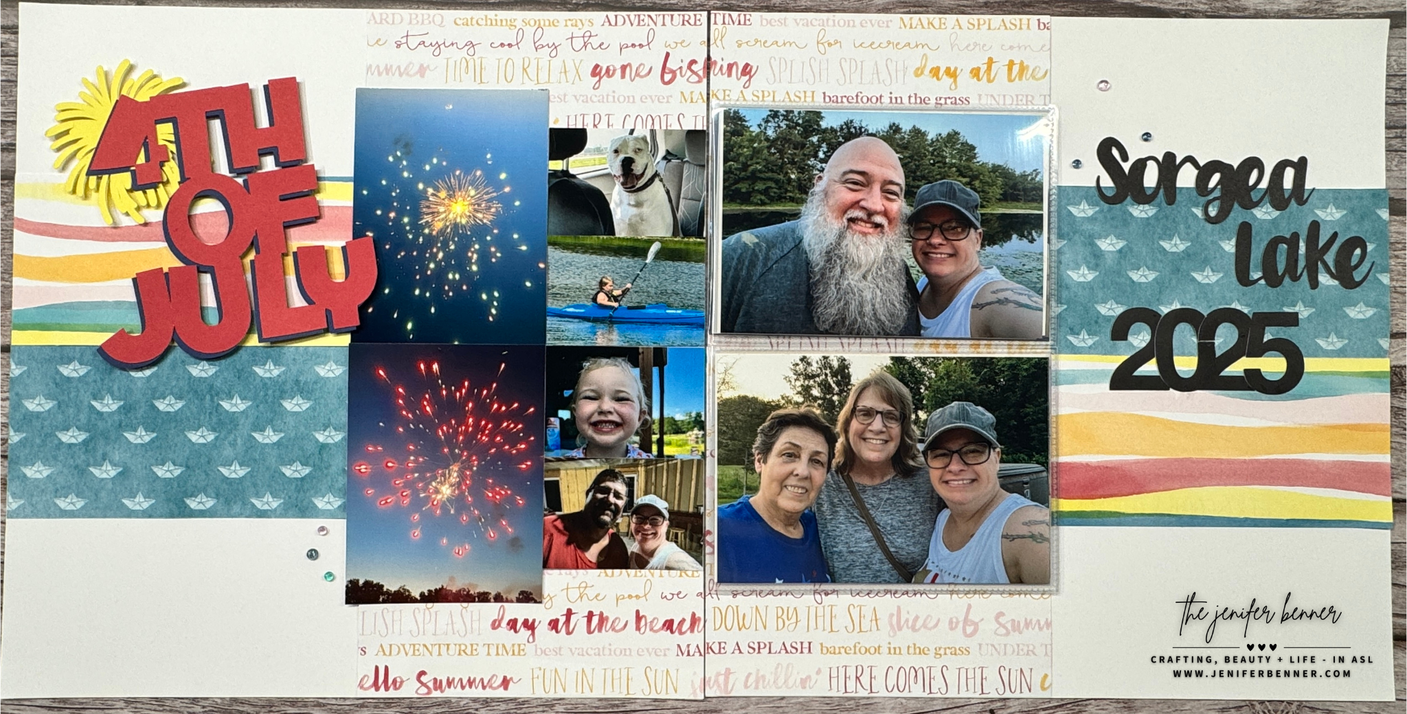 Make It Monday: 4th of July – Scrapbook Layout