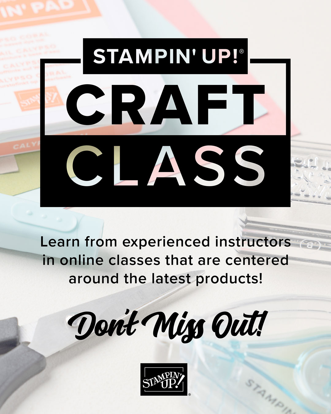 New! Virtual Craft Classes with Stampin’ Up!