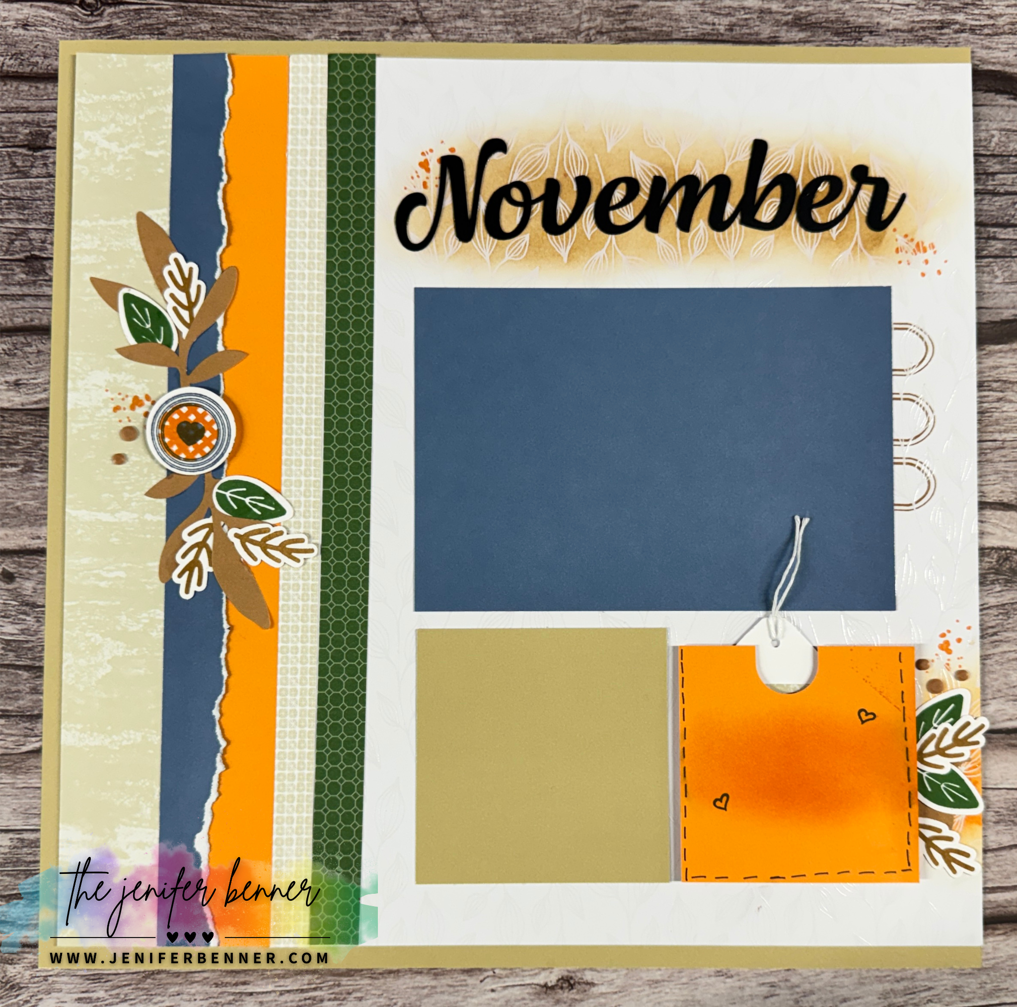 Make It Monday – November Layout Part 1