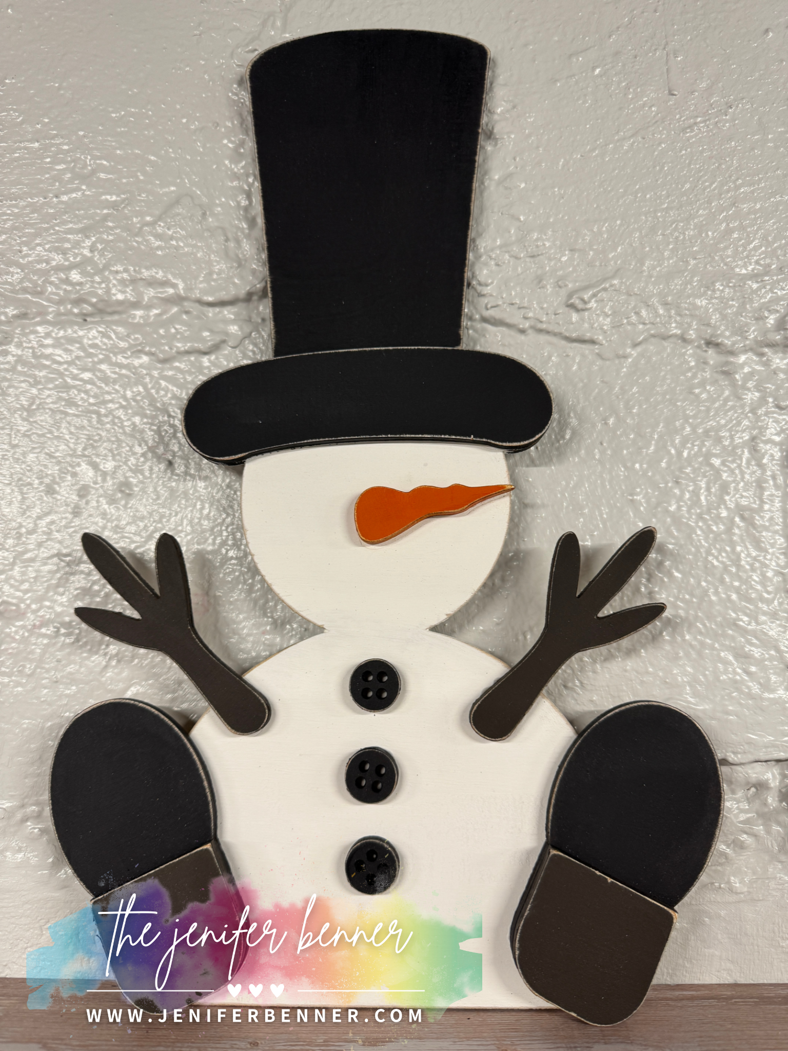 Tall Primitive Snowman